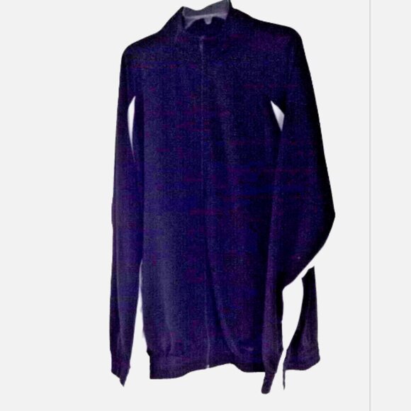 Eddie D Boardsport Men’s Track Jacket 2XLT Navy Blue White Inserts Zip Up Elasti - Picture 13 of 16